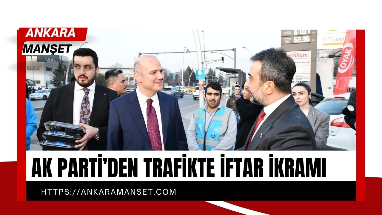 AK Parti Ankara İl Başkanı Hakan Han Özcan ve Dr. Ömer İleri, “İftara 5 Kala” programında iftariyelik dağıttı