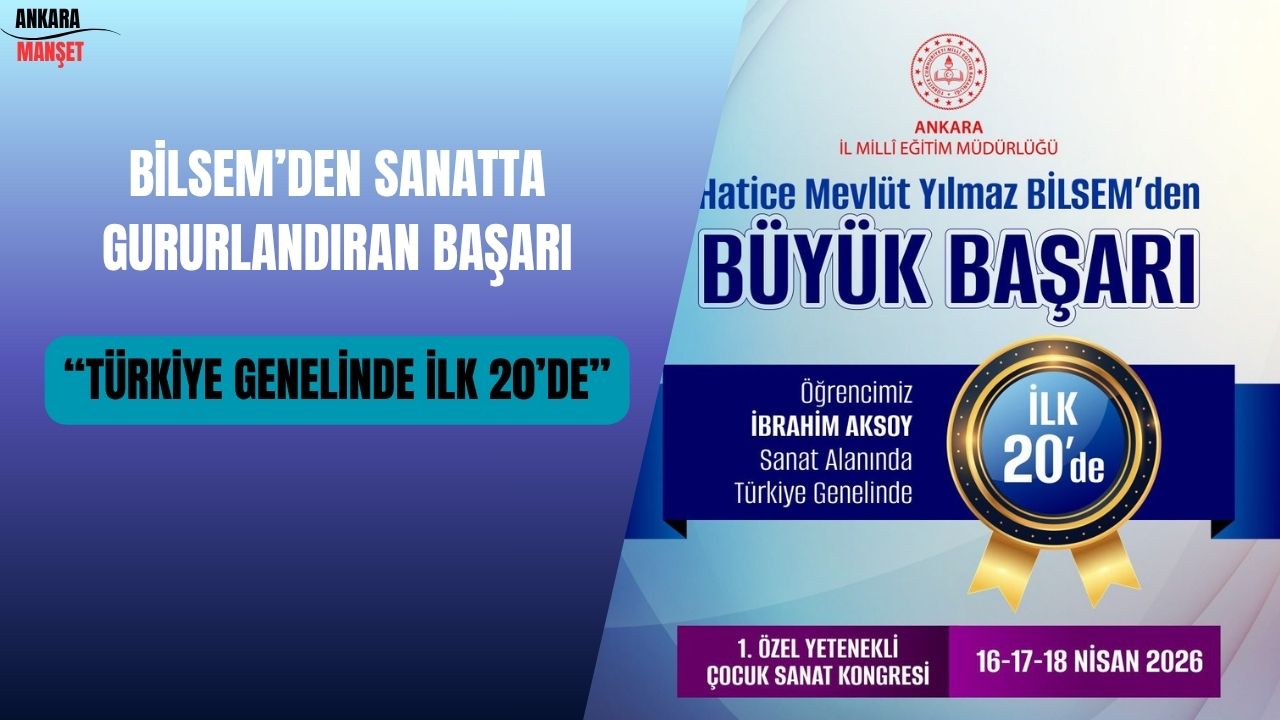 Polatlı Hatice Mevlüt Yılmaz BİLSEM’den Sanat Alanında Başarı