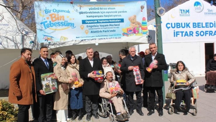 Çubuk’ta “Bir Oyuncak Bin Tebessüm” Kampanyası Başladı