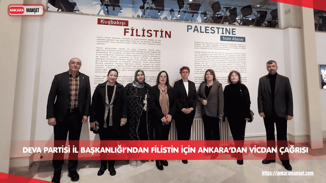 DEVA Partisi Ankara İl Başkanlığı VEKAM’daki sergiyi ziyaret etti