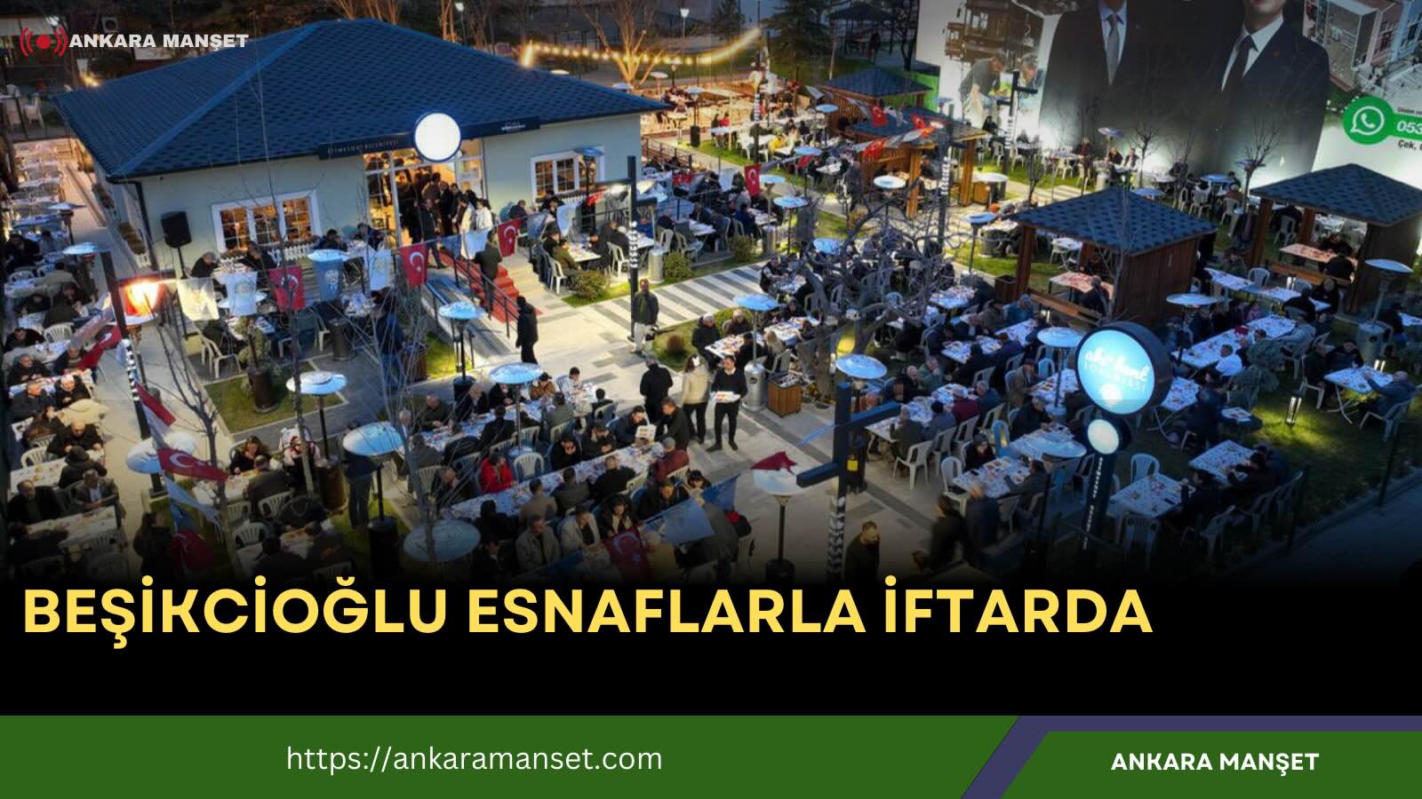 Erdal Beşikcioğlu Ahi-Kent Lokantası’nda esnafla aynı sofrada buluştu