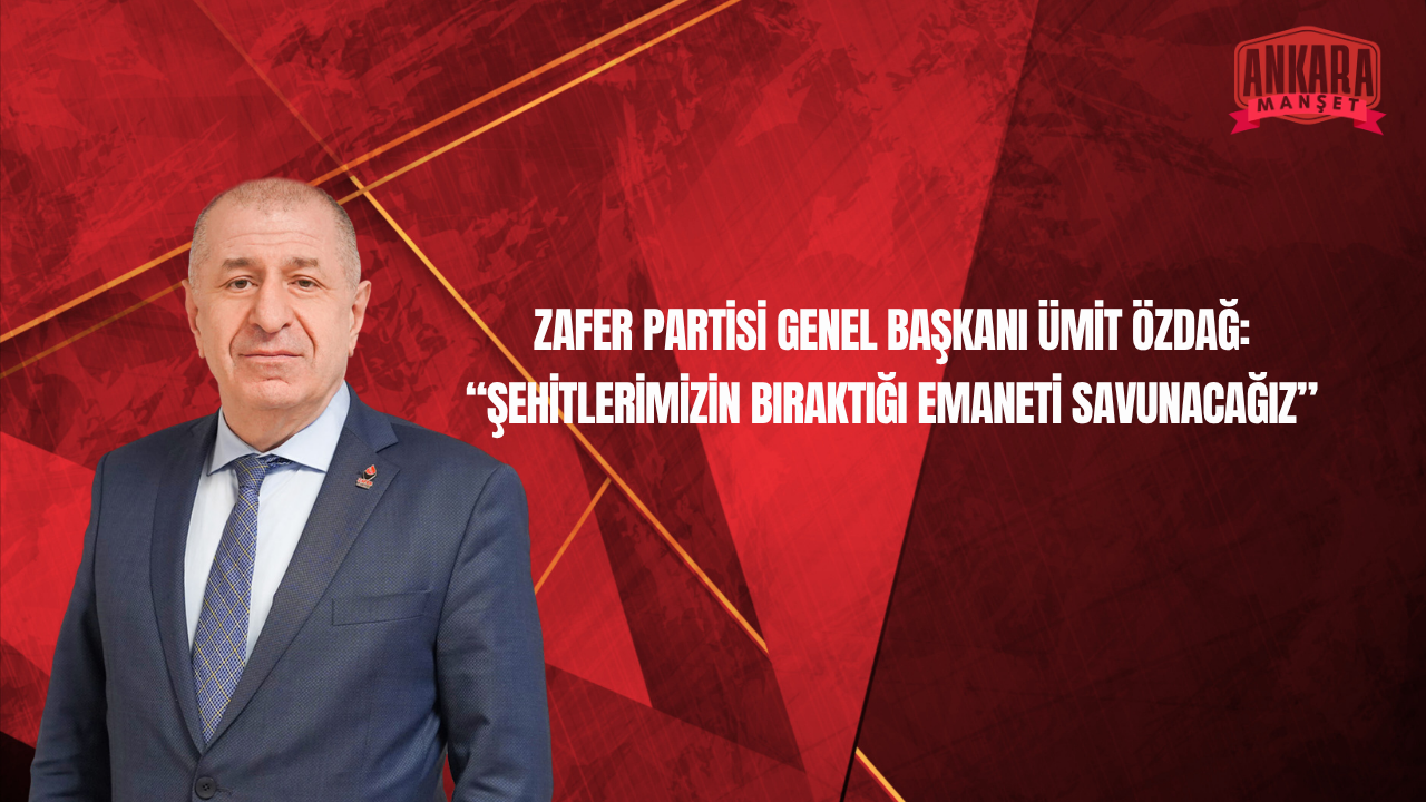 Zafer Partisi Genel Başkanı Ümit Özdağ, Cebeci Askeri Şehitliği’nde Açıklamalarda Bulundu