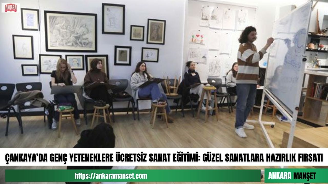 Çankaya Belediyesi, Turan Erol Sanat Atölyesi ile öğrencilere destek veriyor