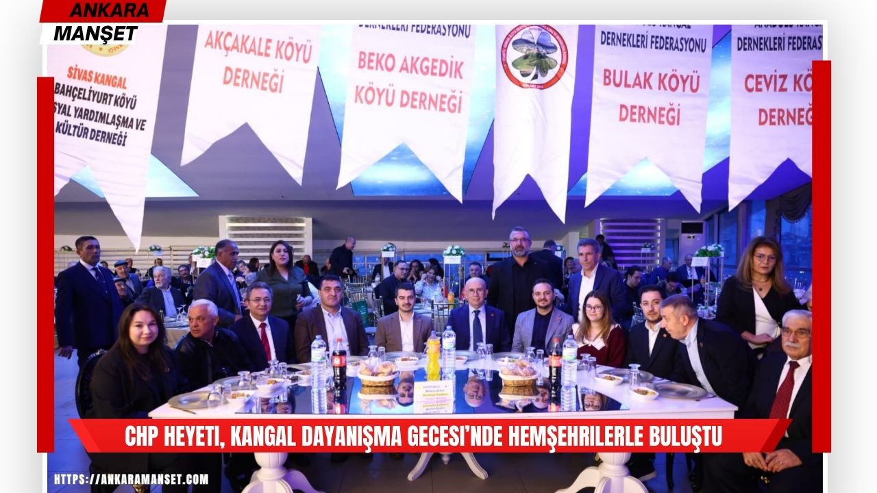 CHP Genel Başkan Yardımcısı Ulaş Karasu, ANKADEF’in düzenlediği dayanışma gecesine katıldı