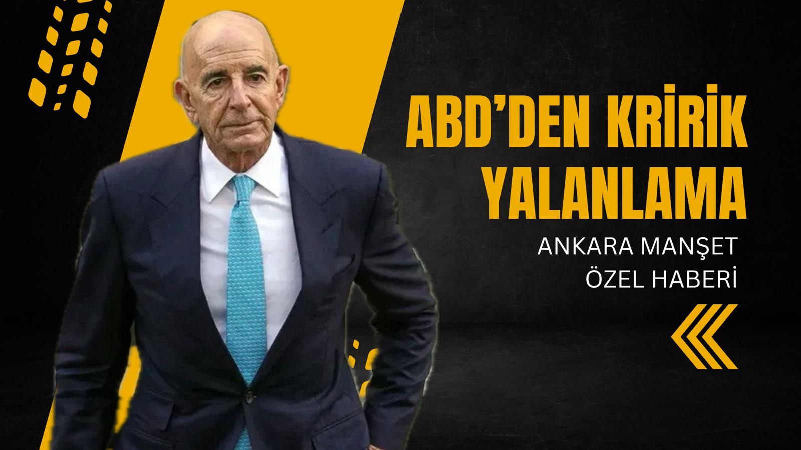 ABD’den Kritik Yalanlama.!
