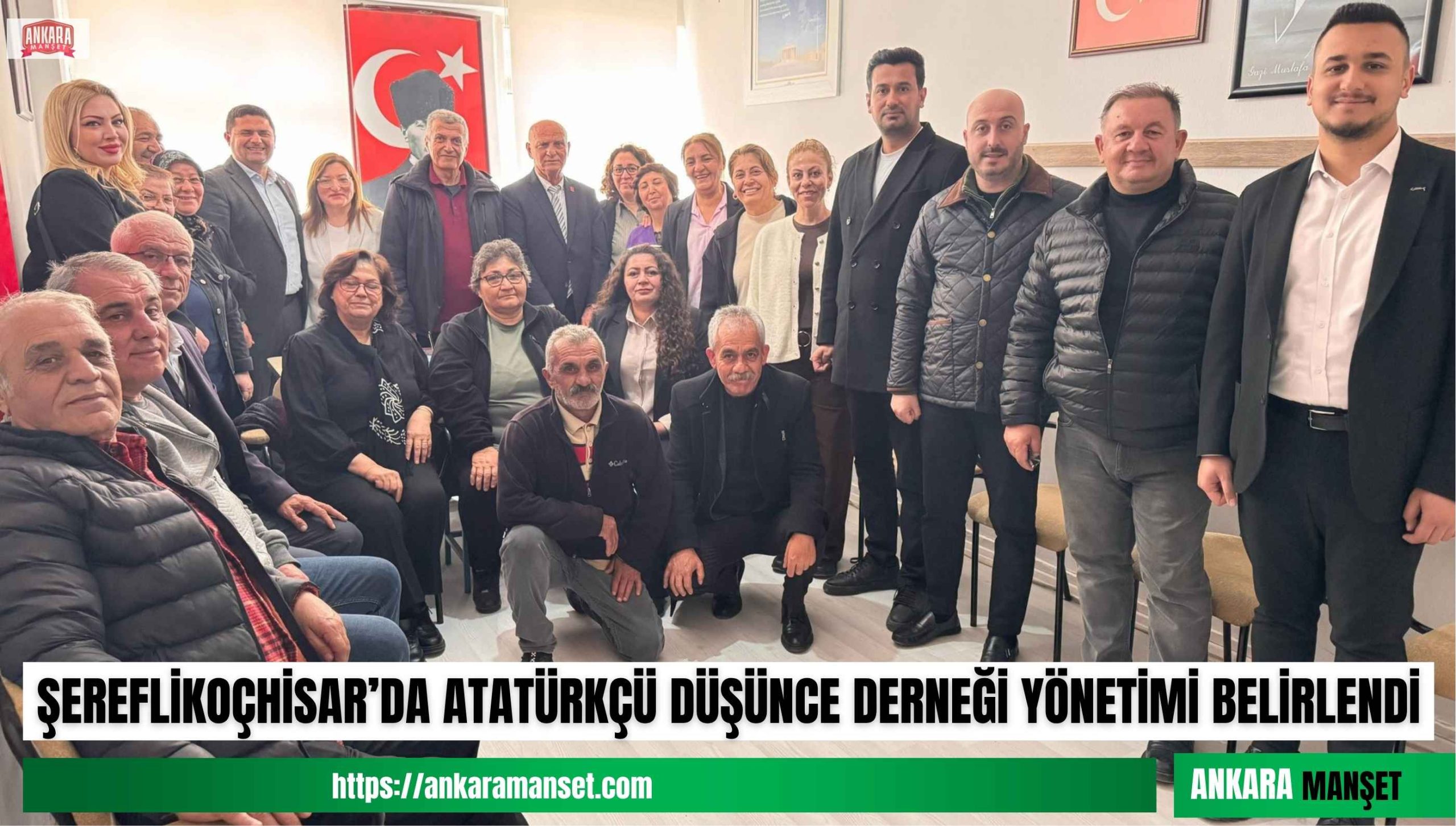 Şereflikoçhisar’da Atatürkçü Düşünce Derneği (ADD) ilçe şubesi genel kurulu gerçekleştirildi