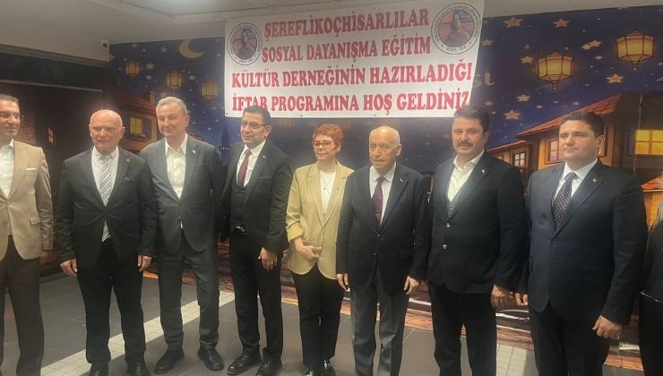 DEVA Partisi Ankara İl Yönetimi Şereflikoçhisarlılar Derneği’nin İftar Programına Katıldı