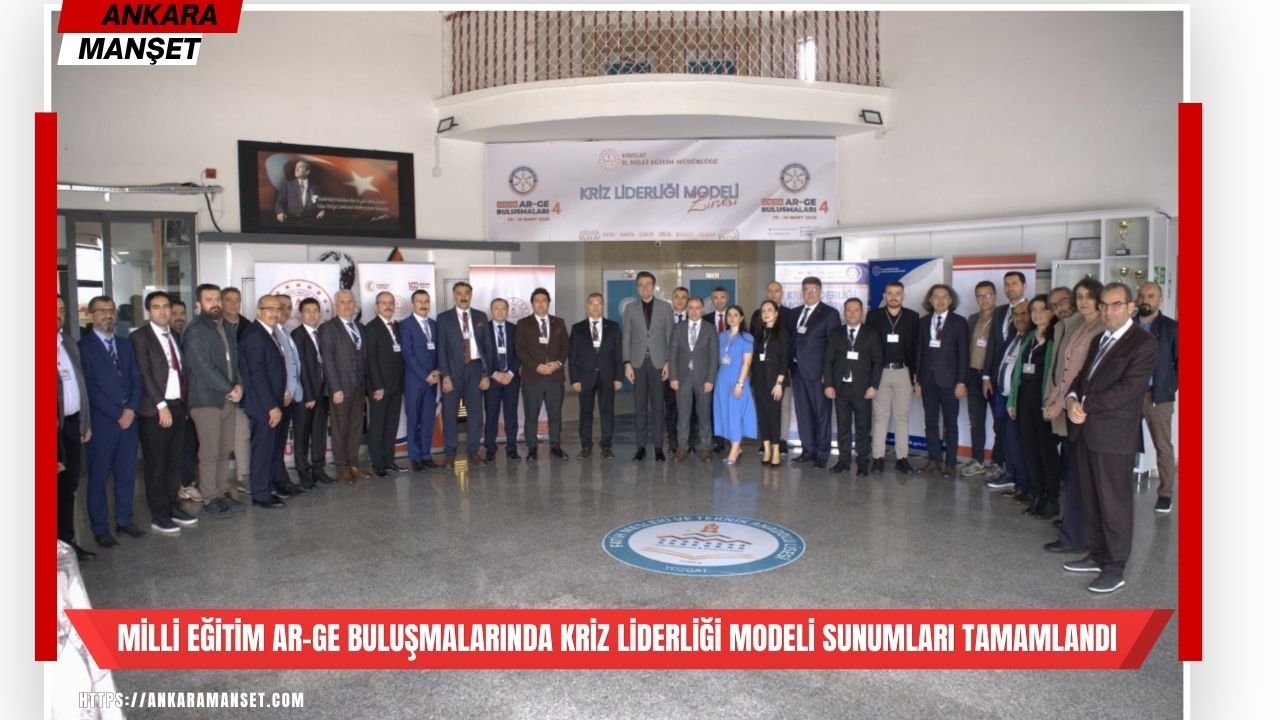 Ar-Ge buluşmaları kapsamında kriz liderliği modeli sunum süreci tamamlandı