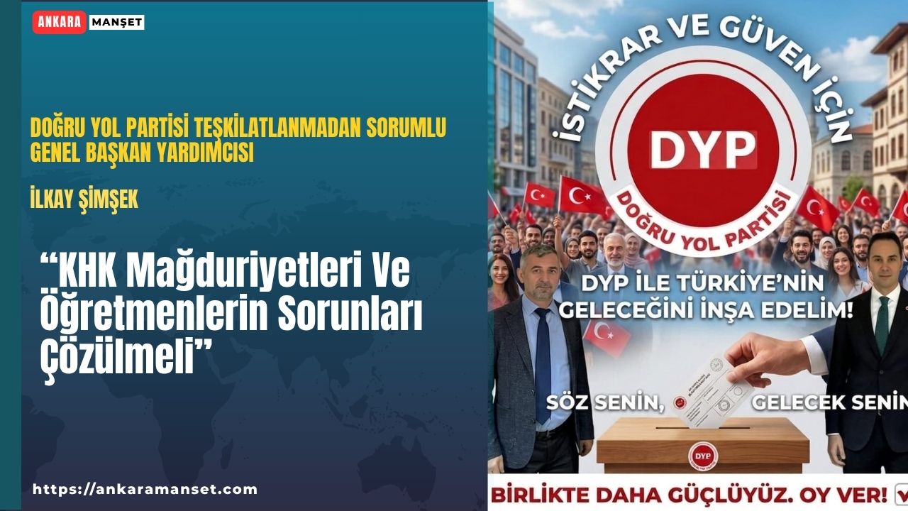 İlkay Şimşek: KHK Mağduriyetleri Ve Öğretmenlerin Sorunları Çözülmeli