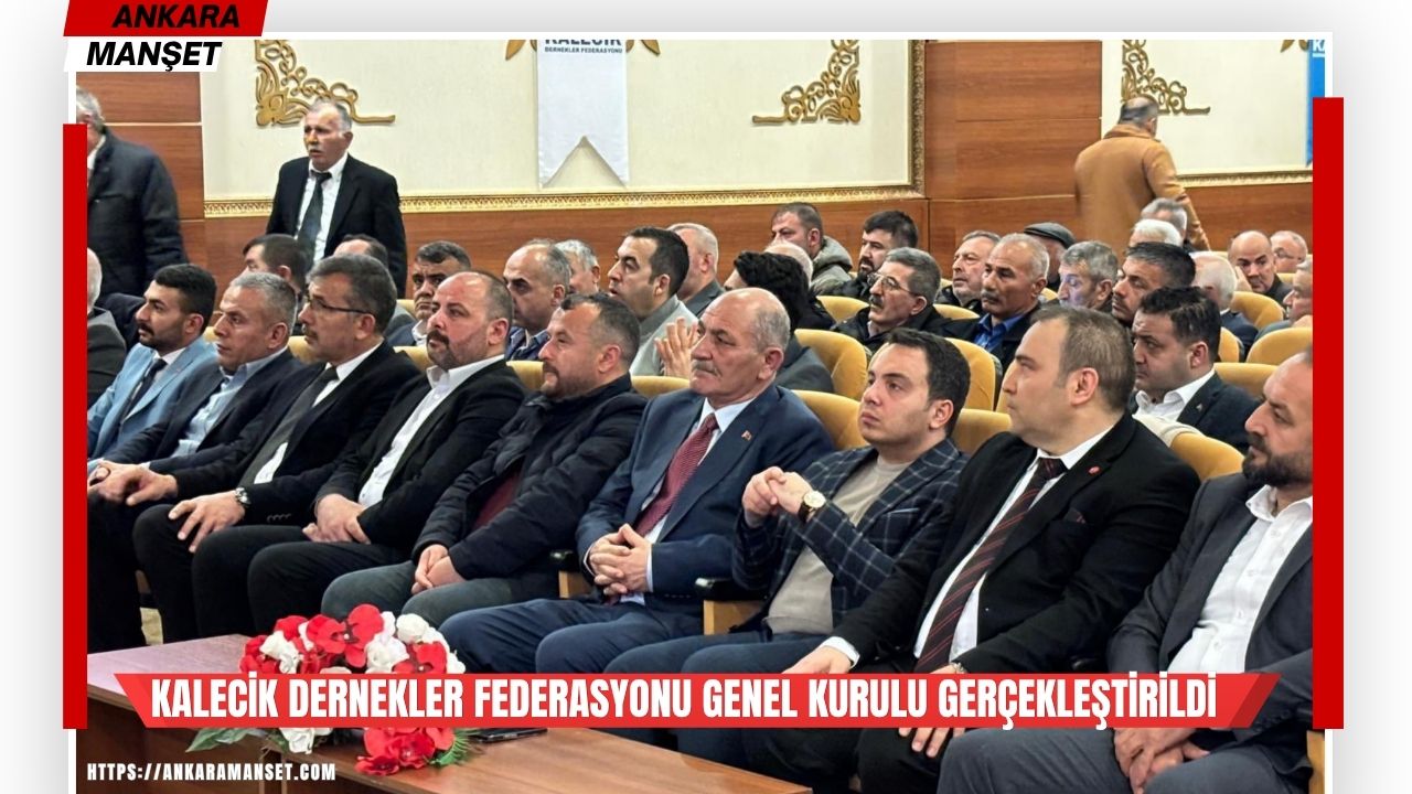 Belediye Başkanı Satılmış Karakoç, KALEDEF Genel Kurulu’na katıldı