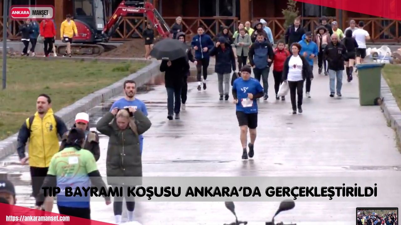 4 Mart Tıp Bayramı kapsamında düzenlenen koşu Atatürk Orman Çiftliği’nde yapıldı