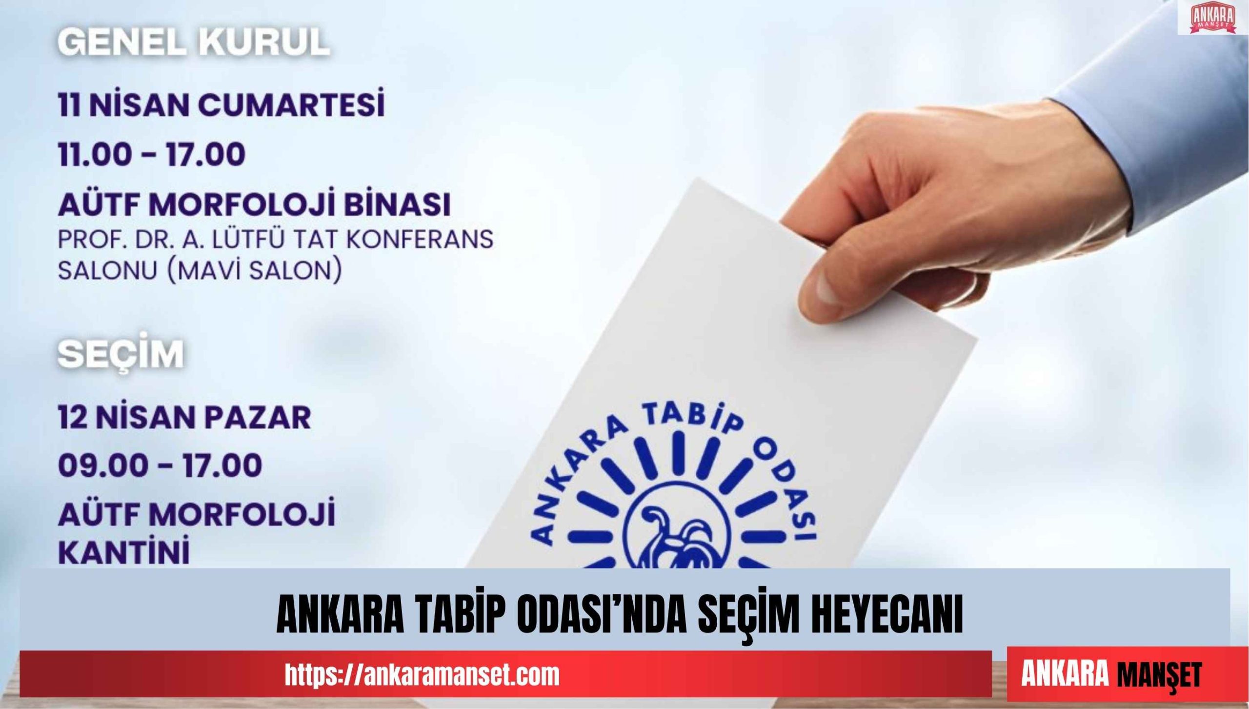 Ankara Tabip Odası genel kurulu ve seçim tarihleri açıklandı