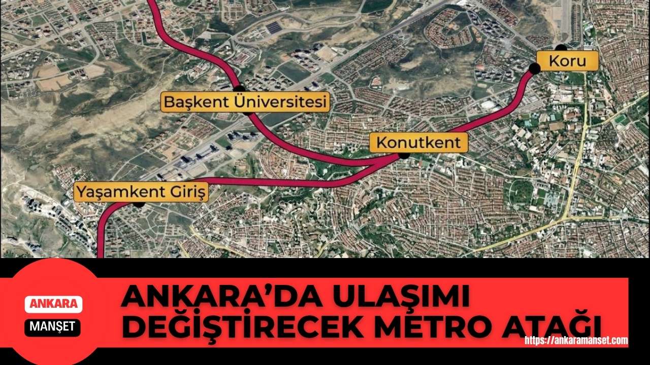 Ankara’da 44 kilometrelik yeni raylı sistem için ihale süreci başlıyor