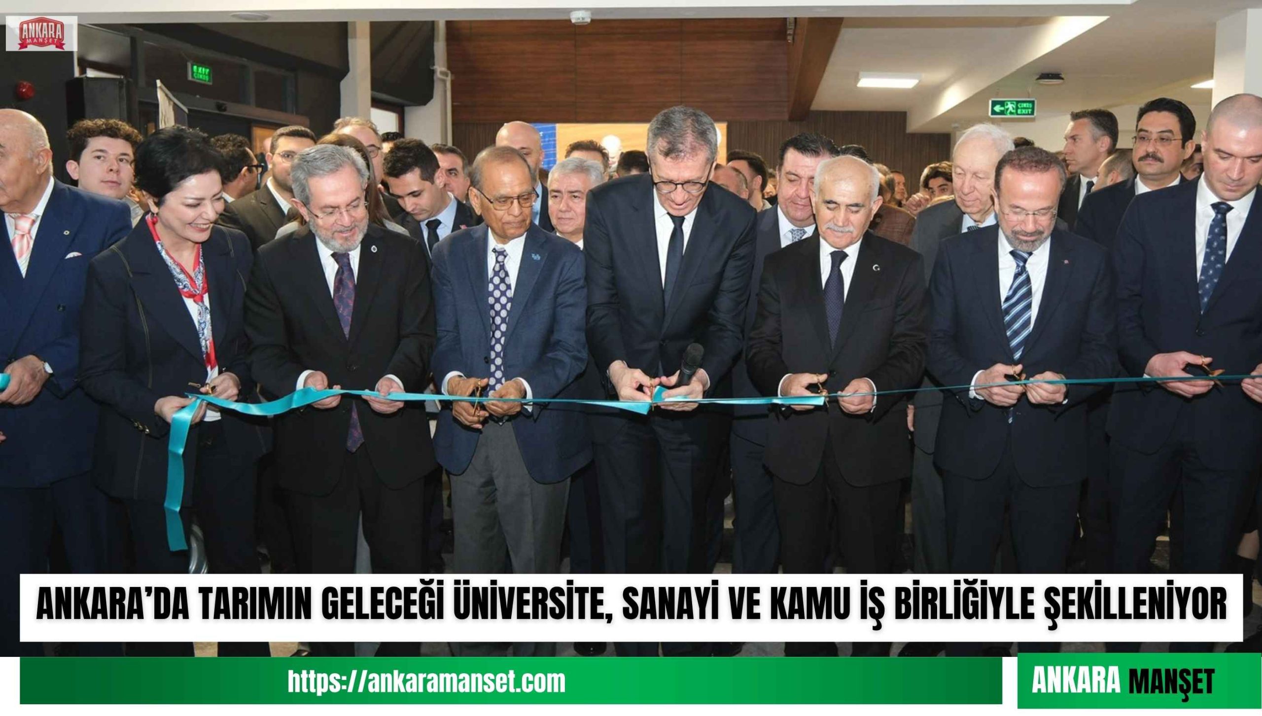 Ankara Üniversitesi ev sahipliğinde, Ankara Sanayi Odası paydaşlığında düzenlenen ziraat teknolojileri ve sürdürülebilir tarım proje pazarı, Rektör Necdet Ünüvar ve sektör temsilcilerini buluşturdu