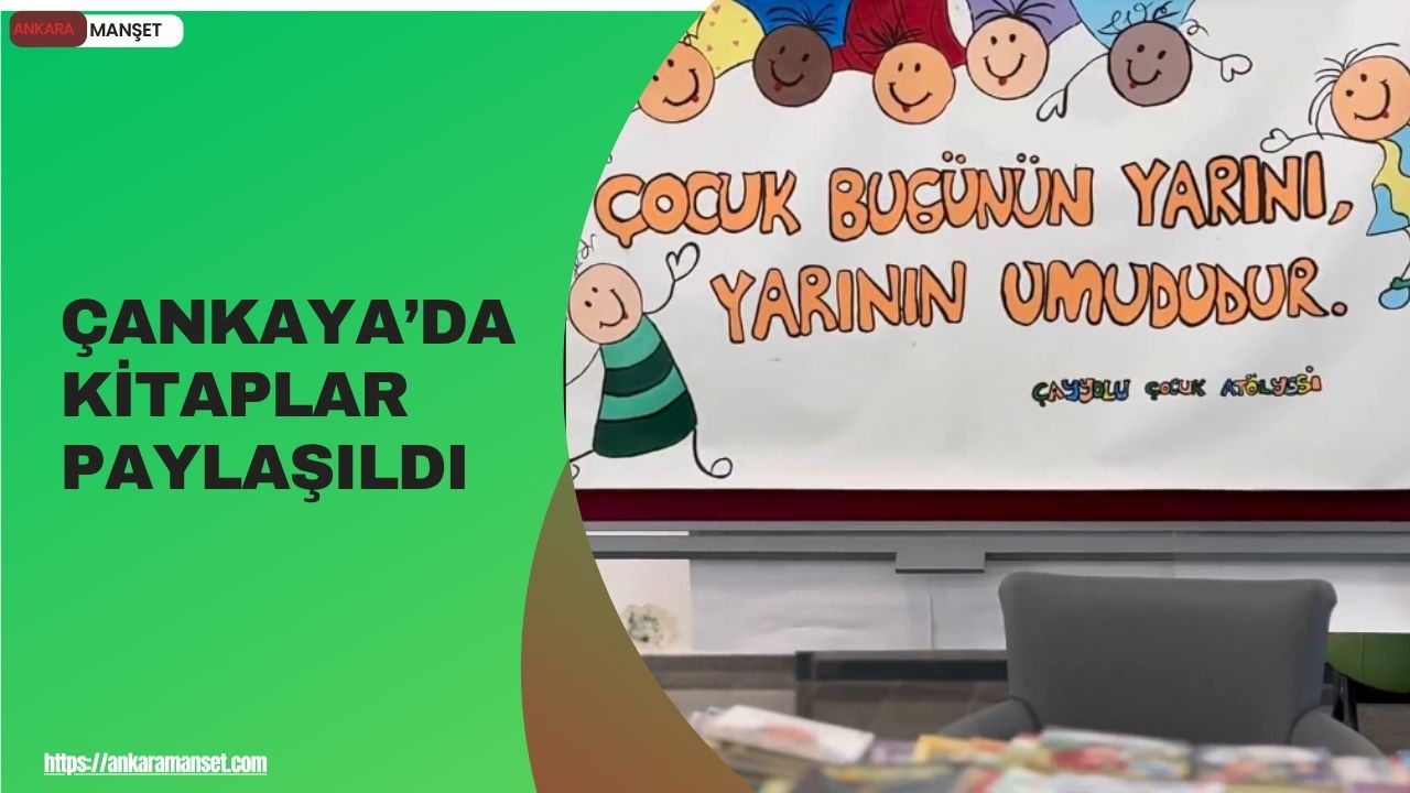 Ankara Çankaya’da çocuklar kitap takasında buluştu
