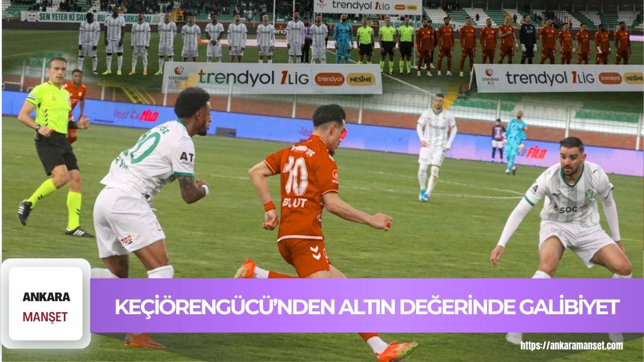 Iğdır FK karşısında tek golle kazanan Keçiörengücü play-off umutlarını güçlendirdi