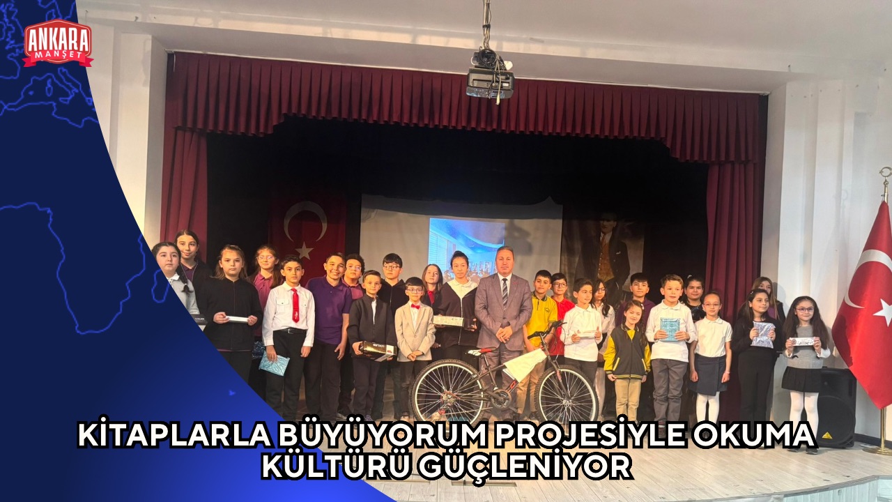 KİTAPLARLA BÜYÜYORUM PROJESİYLE OKUMA KÜLTÜRÜ GÜÇLENİYOR