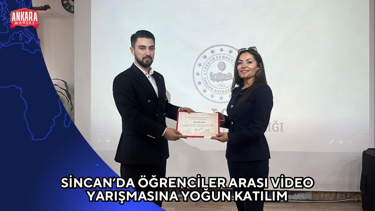 SİNCAN’DA ÖĞRENCİLER ARASI VİDEO YARIŞMASINA YOĞUN KATILIM