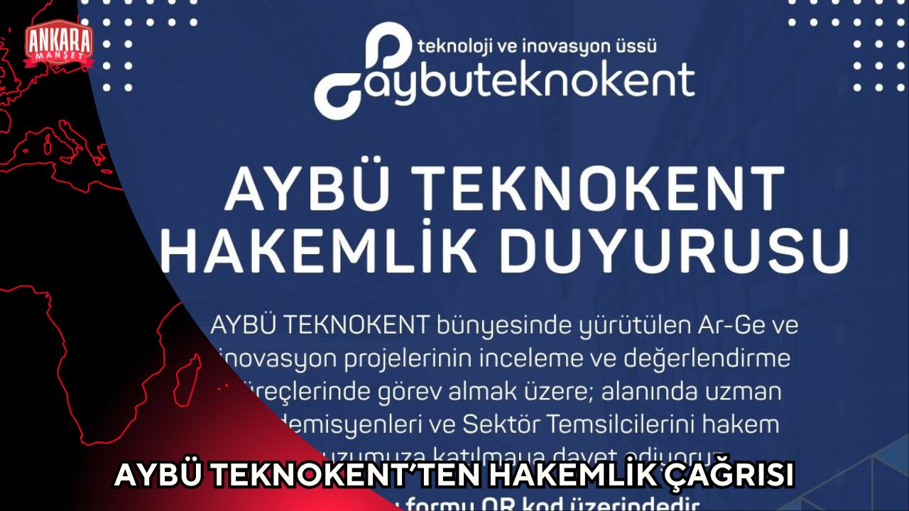 AYBÜ TEKNOKENT’TEN HAKEMLİK ÇAĞRISI
