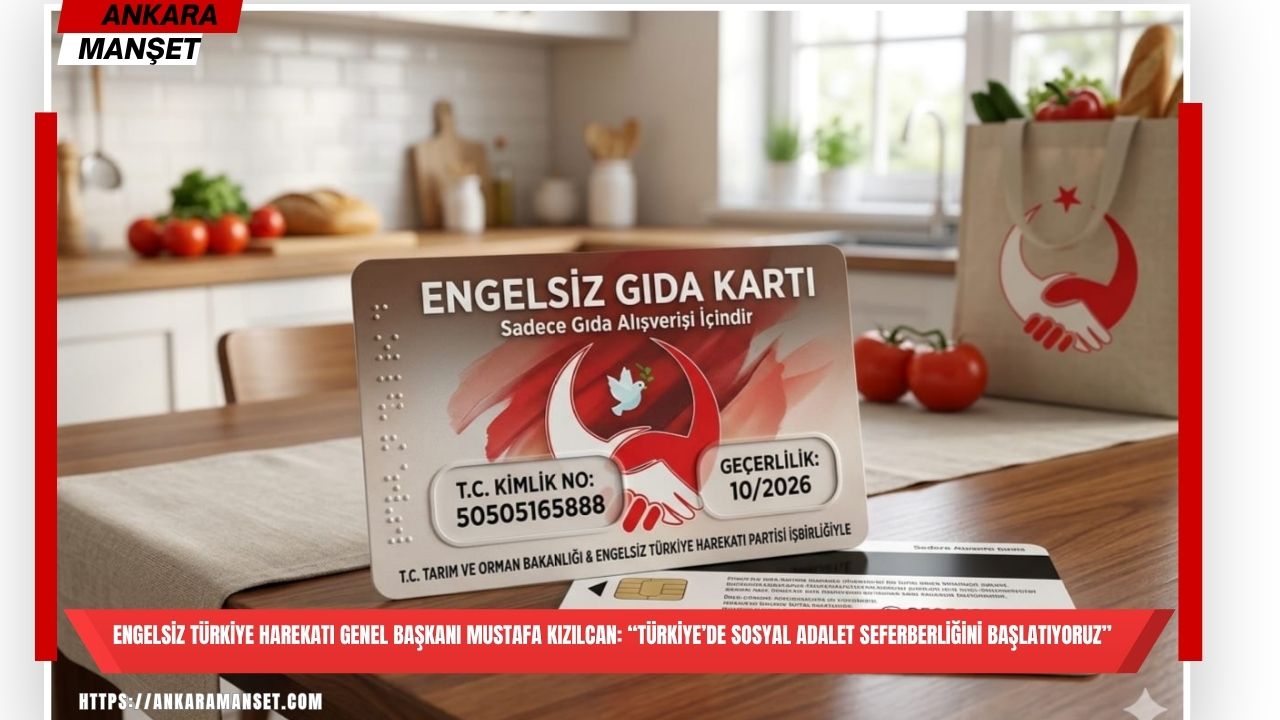 Başkan Mustafa Kızılcan: “Türkiye’de Sosyal Adalet Seferberliğini Başlatıyoruz”