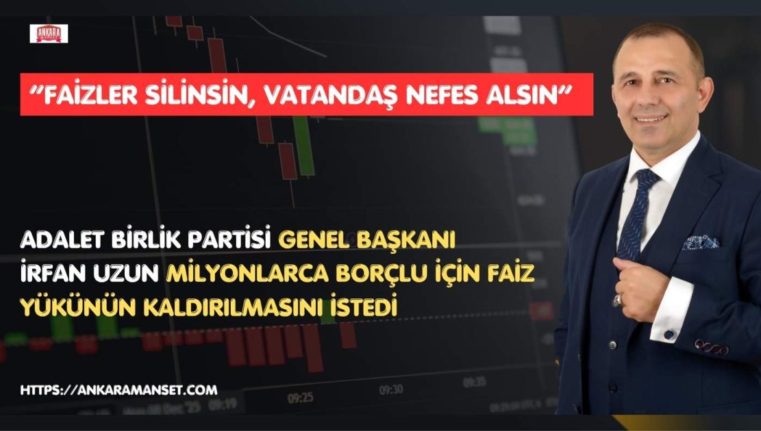 İrfan Uzun: “Banka Borçlarında Faizler Silinmeli, Vatandaşa Nefes Aldırılmalı”