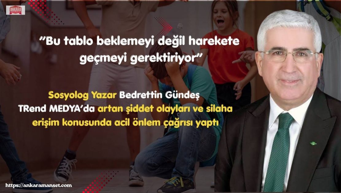 Sosyolog Yazar Bedrettin Gündeş TRend MEDYA’ya Konuştu