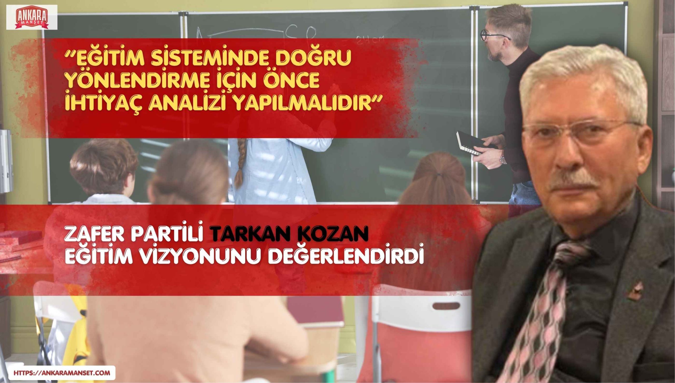 Tarkan Kozan: Cumhuriyetin Kurucu Neslini Yetiştirmeyi Hedefliyoruz