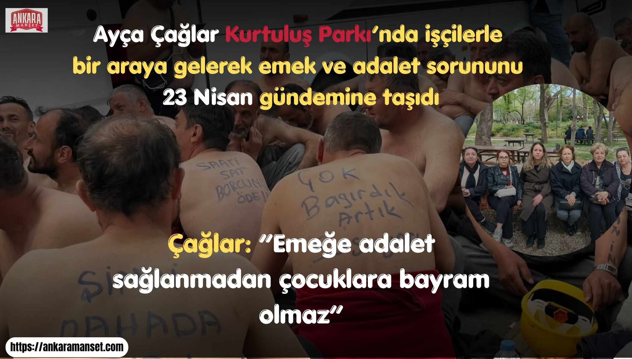 Ayça Çağlar: Çocuklara Bayram Emeğe Adalet Gelmeden Vicdanlar Rahat Etmeyecek