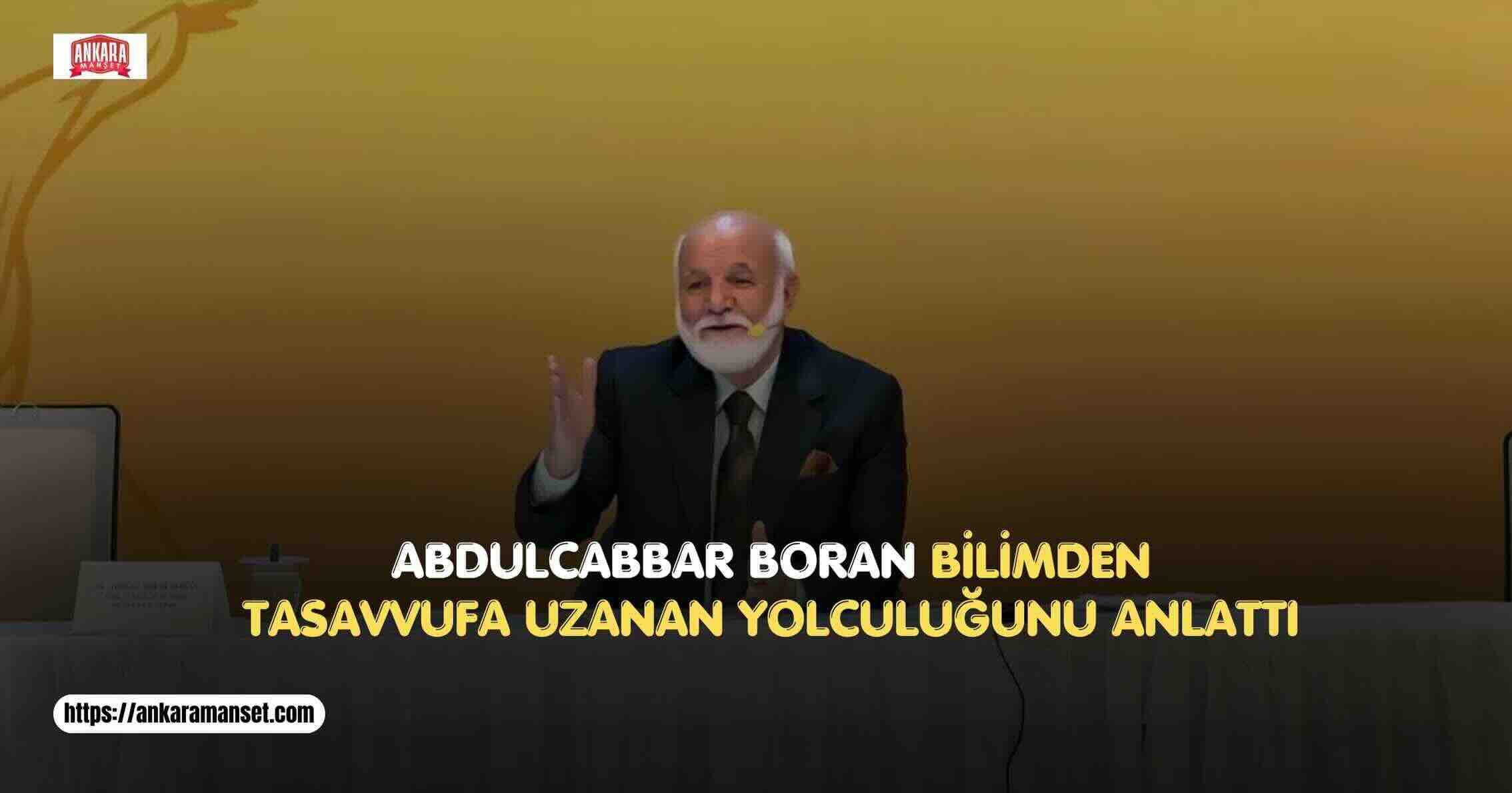 Bilim insanı Boran:“Fizikten Tasavvufa Yolculuğum Sorgulamayla Başladı”