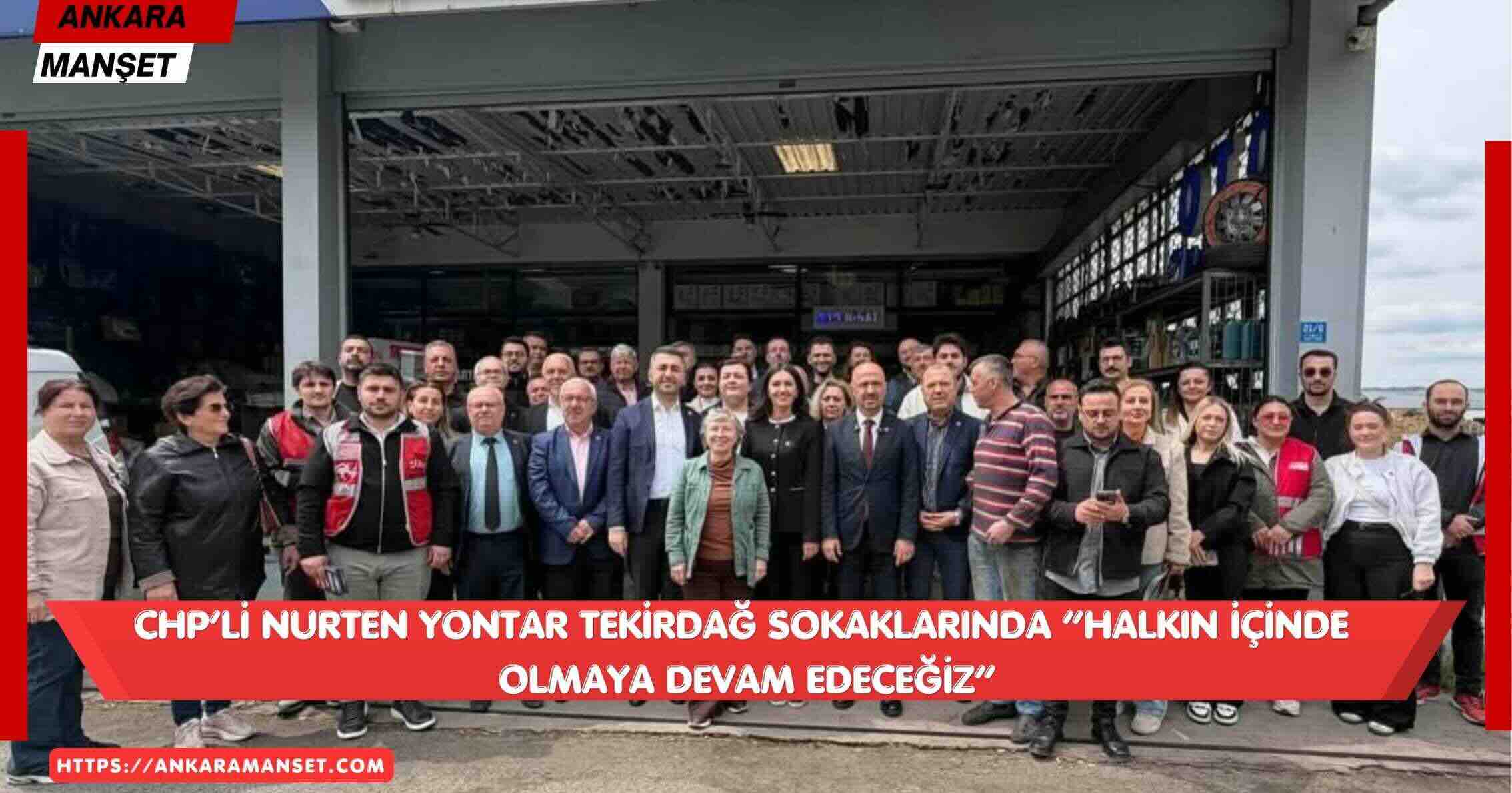 Nurten Yontar: Sahadayız Halkın İçinde Halkla Beraberiz