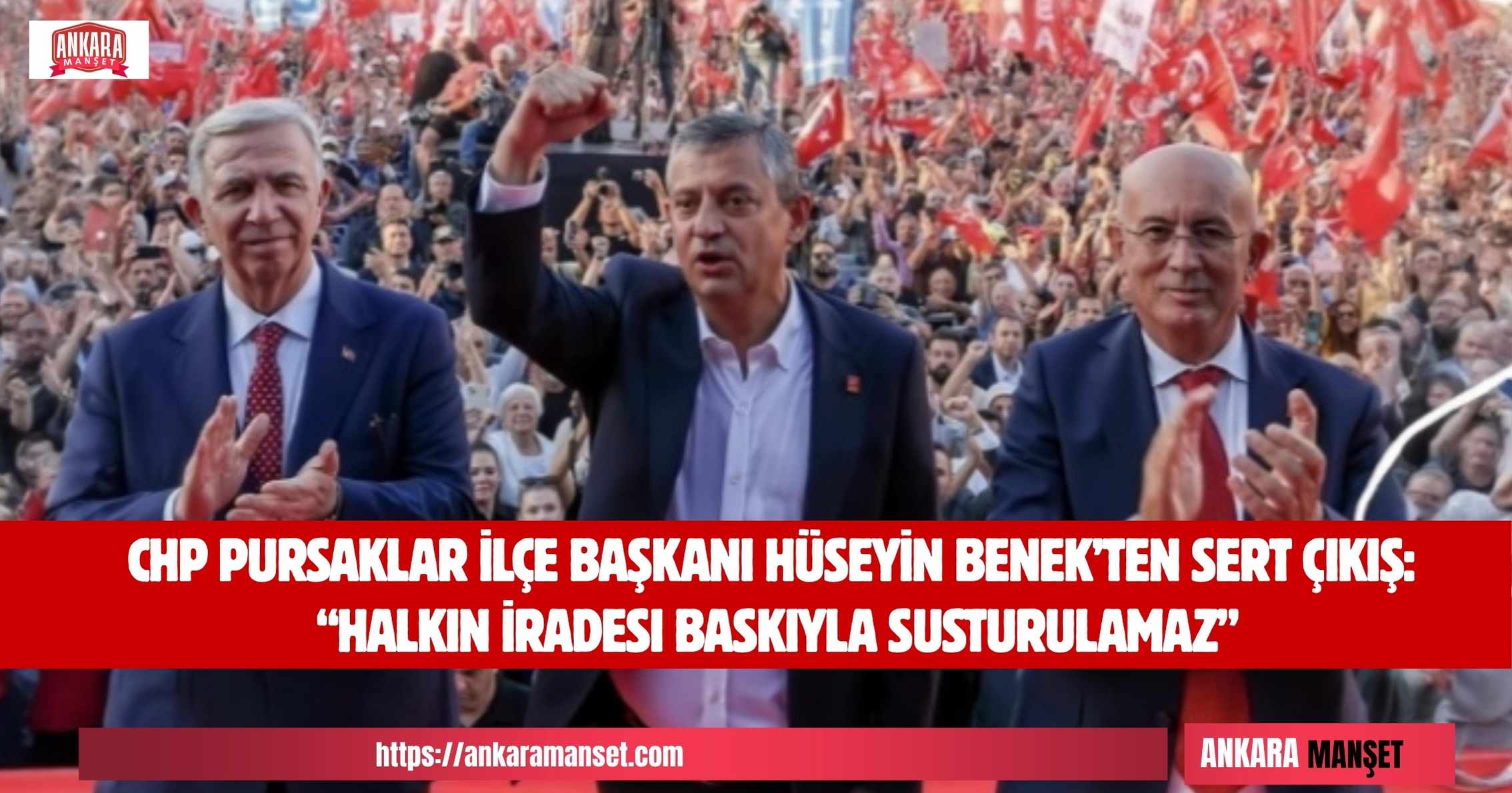 Hüseyin Benek: Ana Muhalefet Partisine Demokrasi Adına Sahip Çıkmalıyız