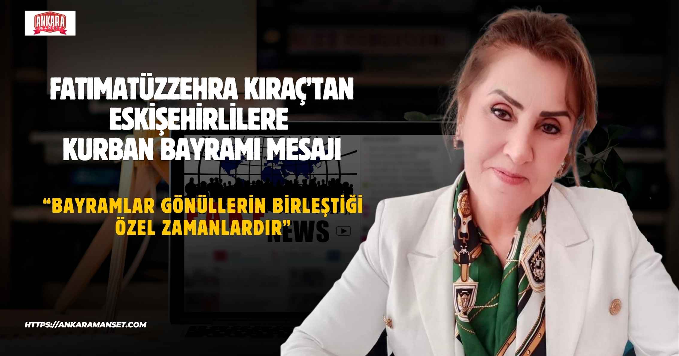 Fatımatüzzehra Kıraç’tan Eskişehirlilere bayram mesajı