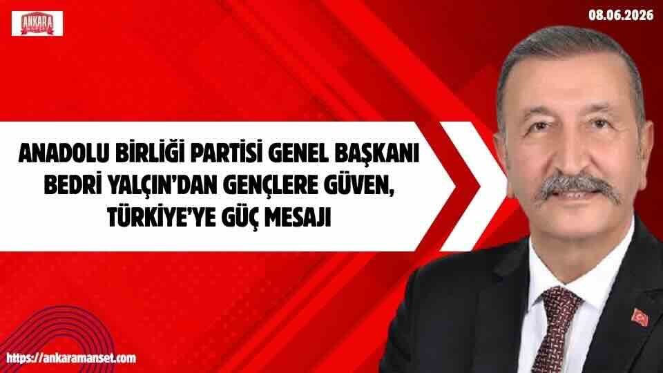 Bedri Yalçın: Gençlere Gelecek Dersi Vermeden Önce Bugünün Sorumluluğu Alınmalıdır