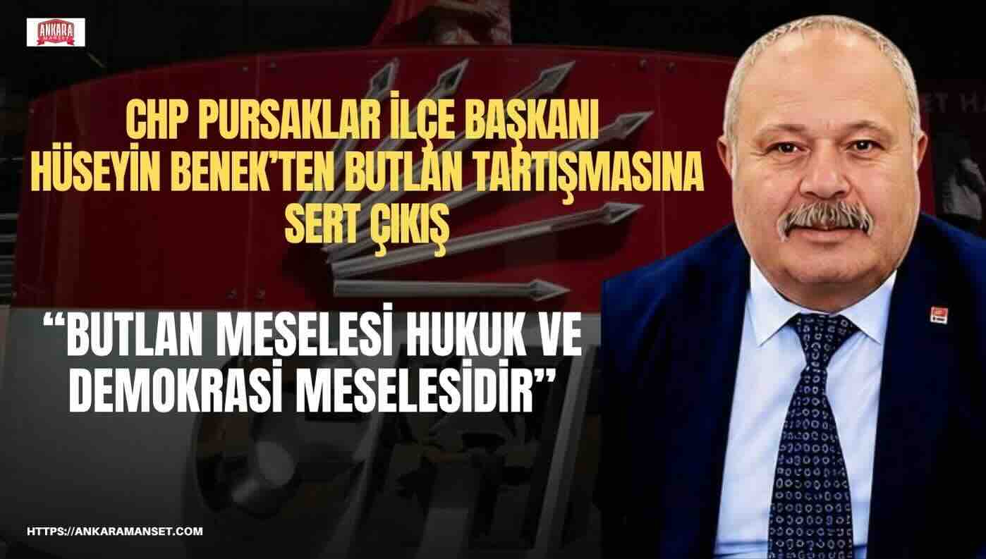 Hüseyin Benek: Butlan Meselesi Hukuk Ve Demokrasi Meselesidir