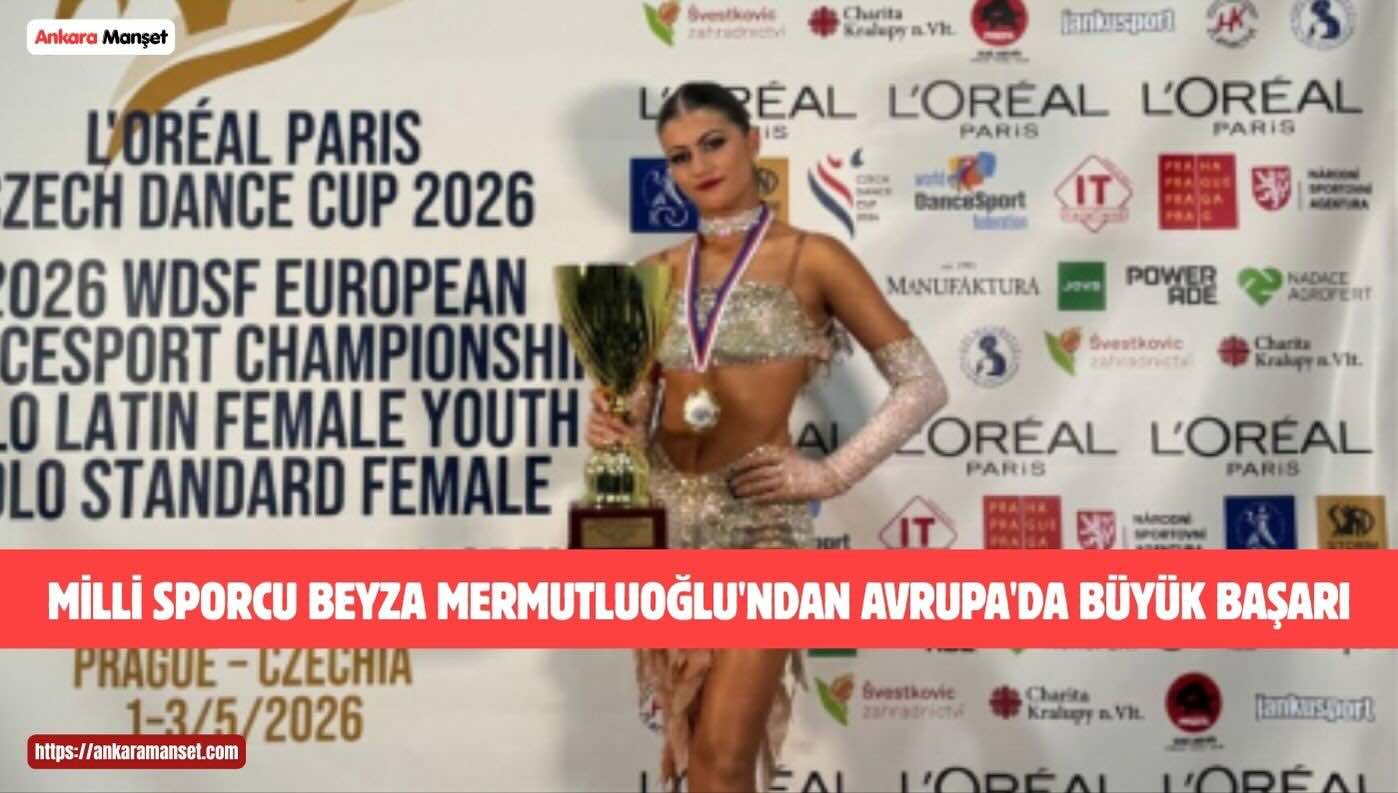 Milli Sporcu Beyza Mermutluoğlu Avrupa’da Türkiye’nin Gururu Oldu