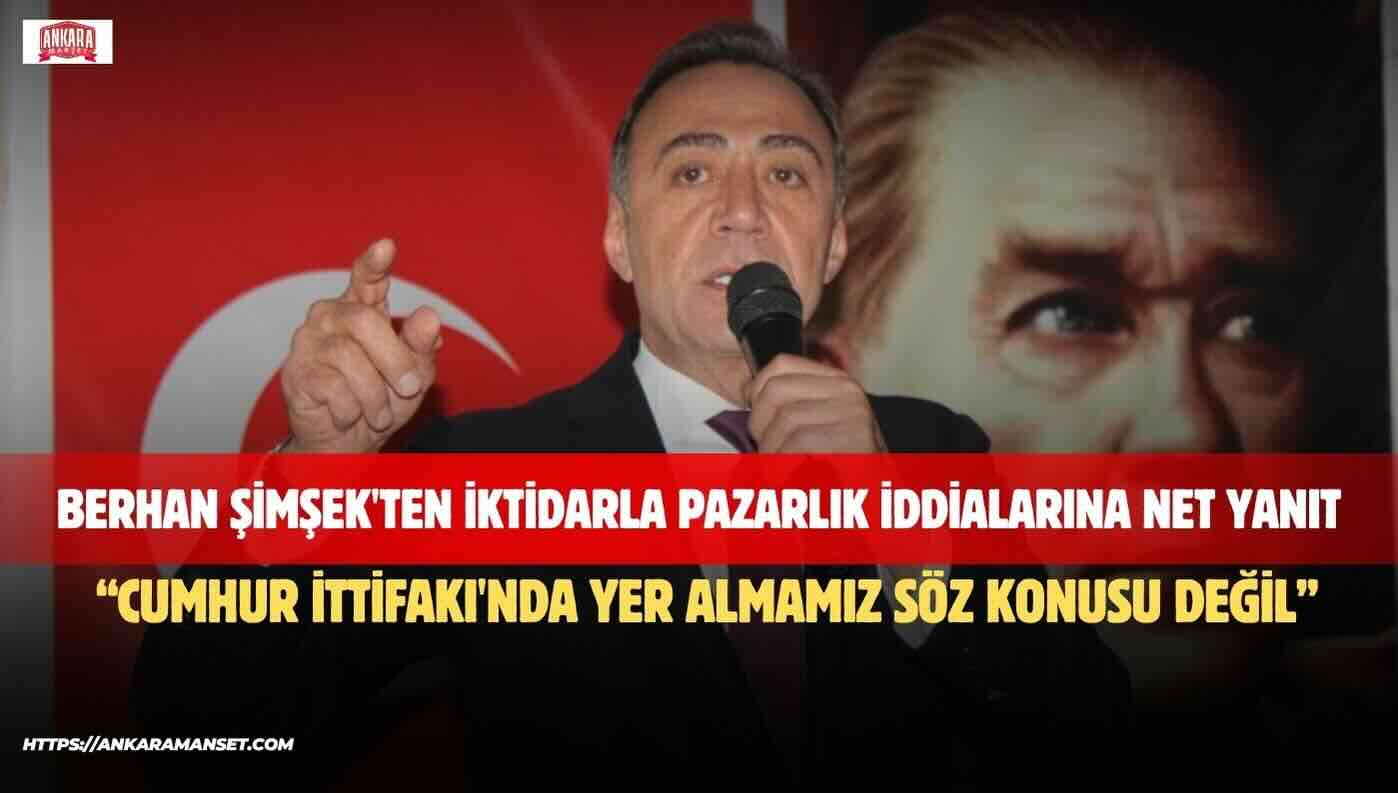 Berhan Şimşek’ten İktidarla İş Birliği İddialarına Yanıt: “Bize Ne Teklif Edilmiş Olabilir?”