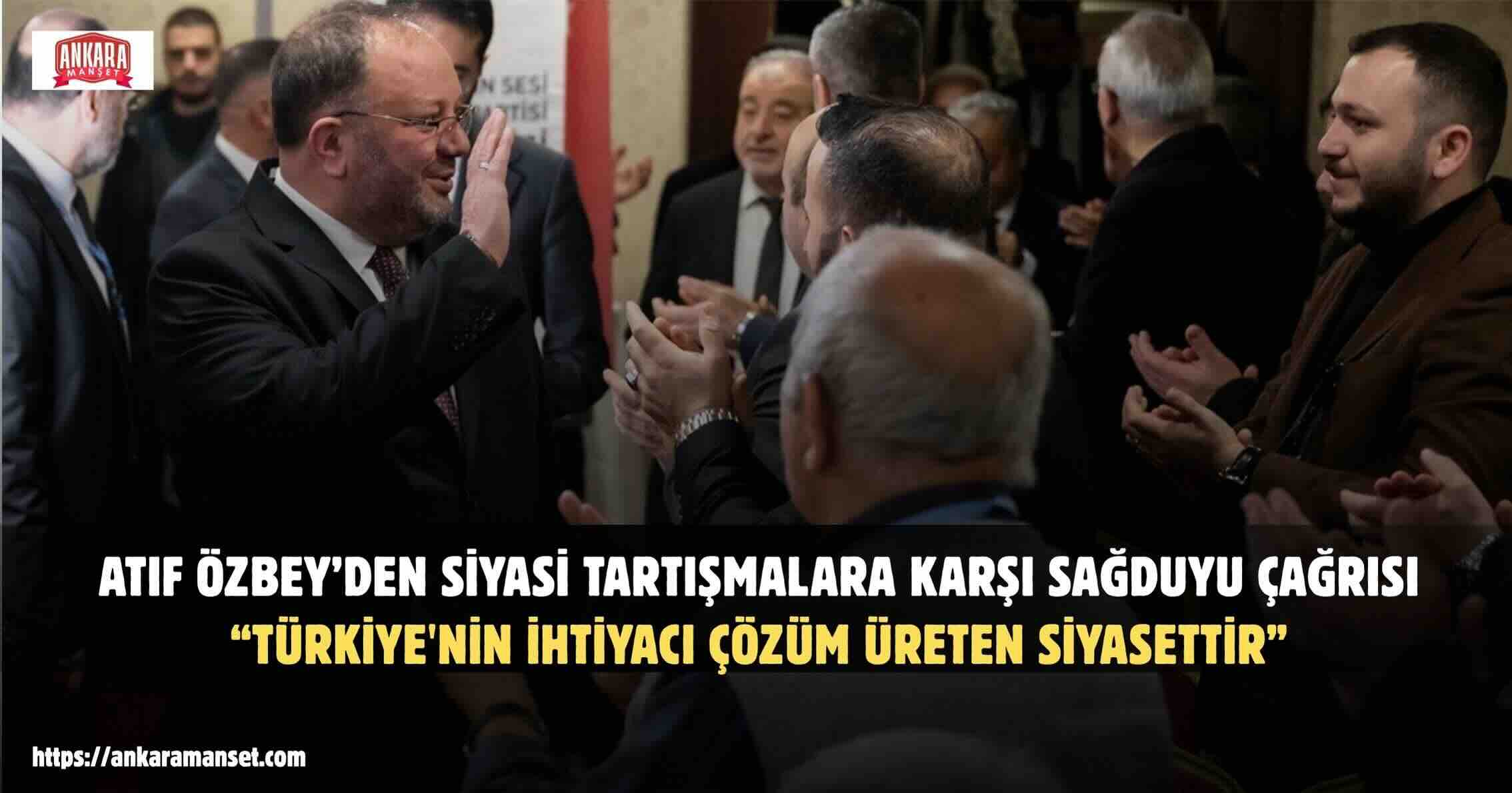 Atıf Özbey: Siyasette En Büyük Hakem Millettir