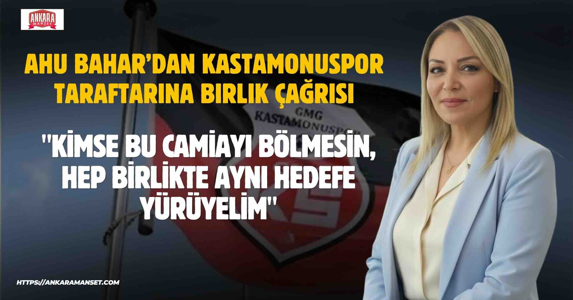 Ahu Bahar: Tribünleri Dolduralım, Hedeflere Birlikte Koşalım