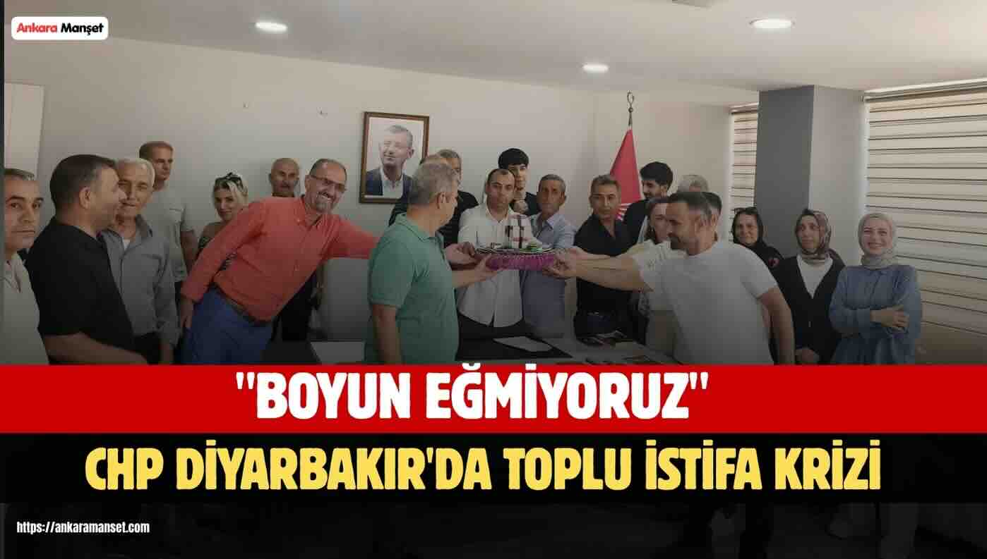 CHP Diyarbakır’da Toplu İstifa Depremi: İl ve İlçe Yönetimleri Görevlerini Bıraktı