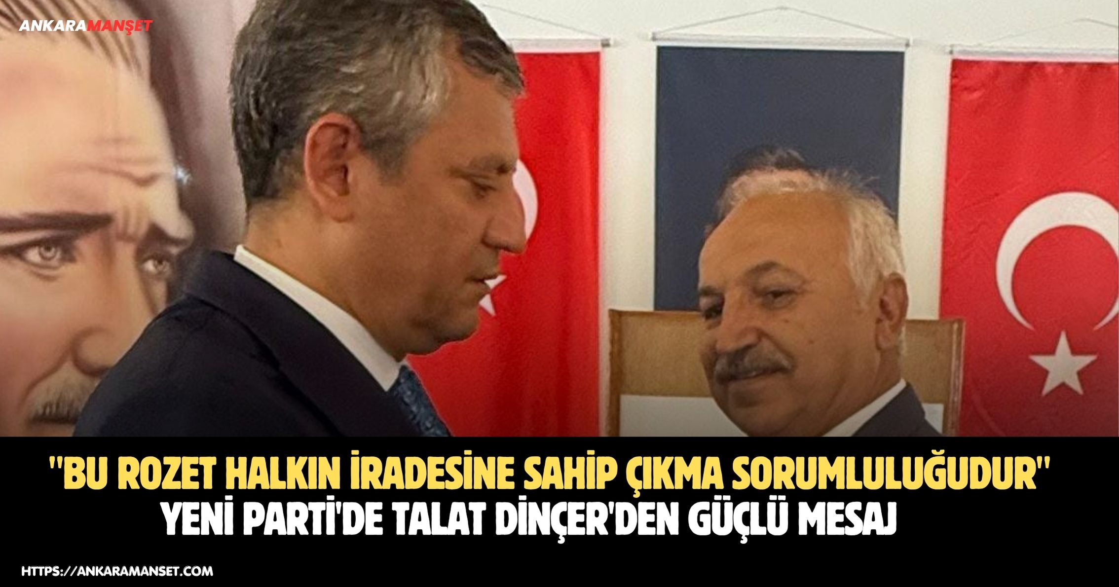 Talat Dinçer: Bu Rozet Halkın İradesine Sahip Çıkma Sorumluluğudur