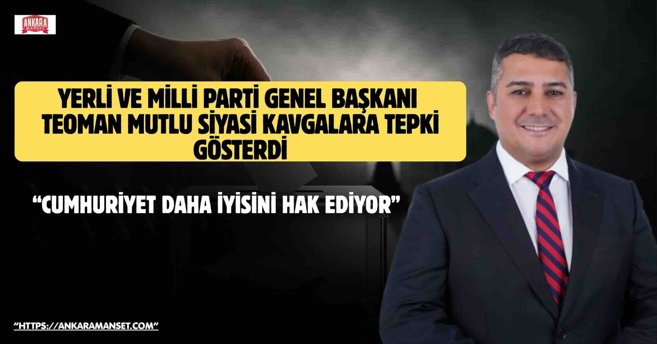 Teoman Mutlu: Fanatizmle Değil Rakamlarla Konuşun