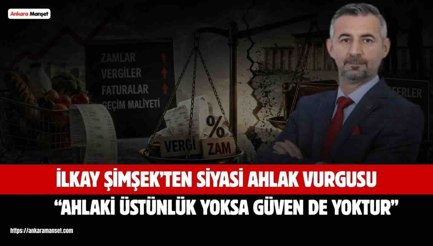 İlkay Şimşek: Siyaset Ahlaki Üstünlüktür