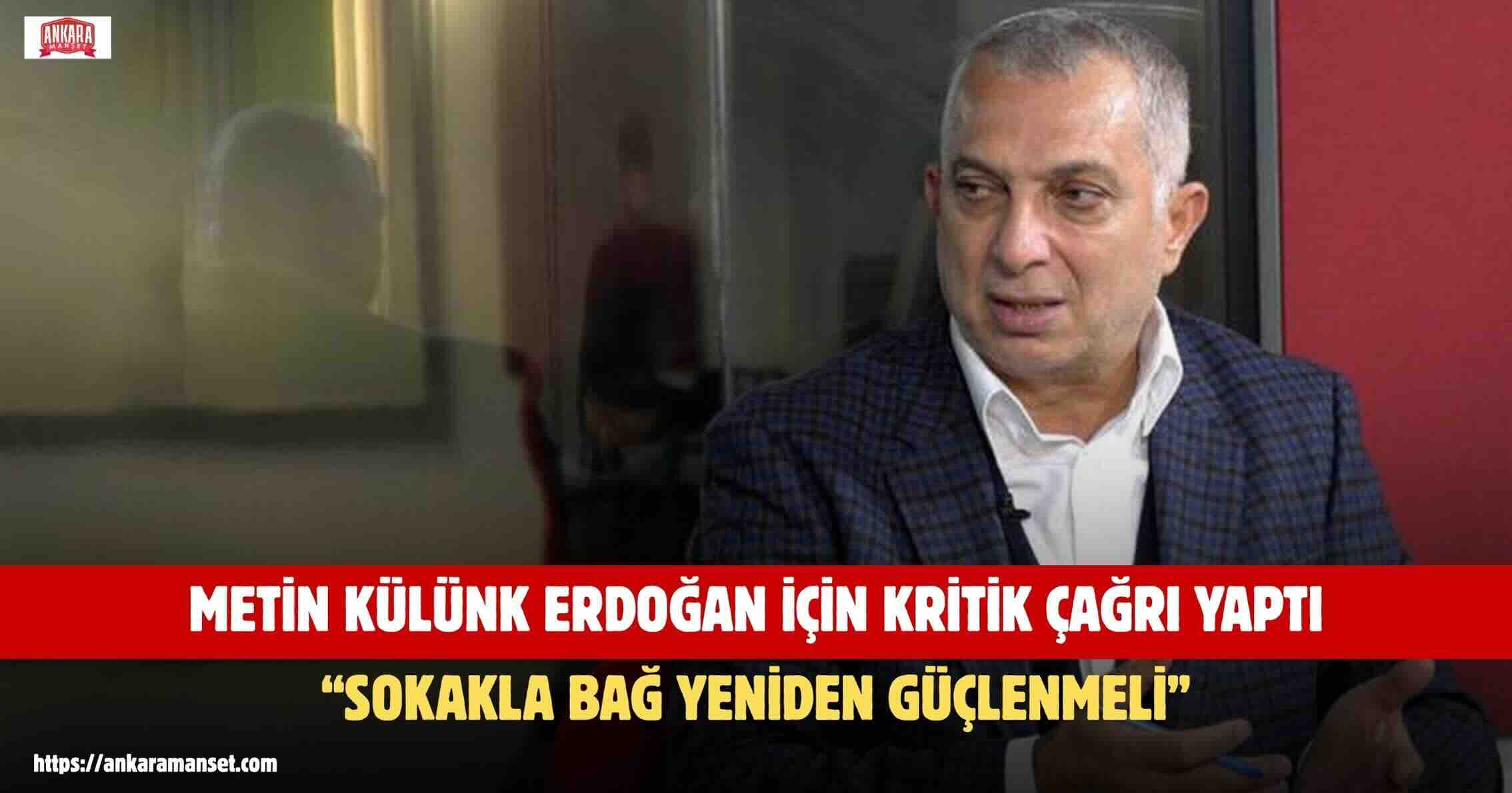 Metin Külünk:Erdoğan’a Yönelik Yeni Operasyon Hazırlığı Var