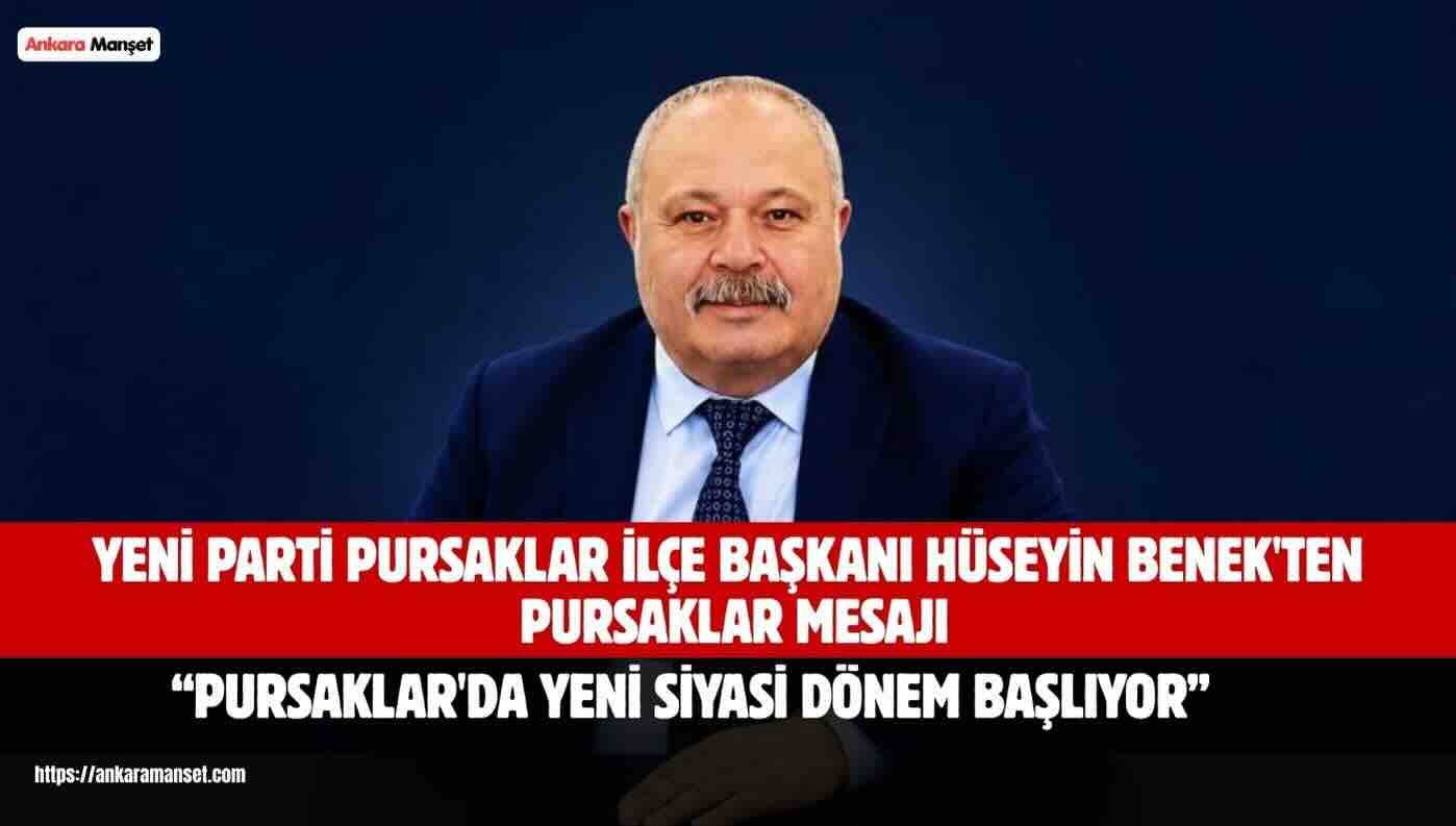 Yeni Parti Pursaklar’da Yeni Dönem Başlıyor