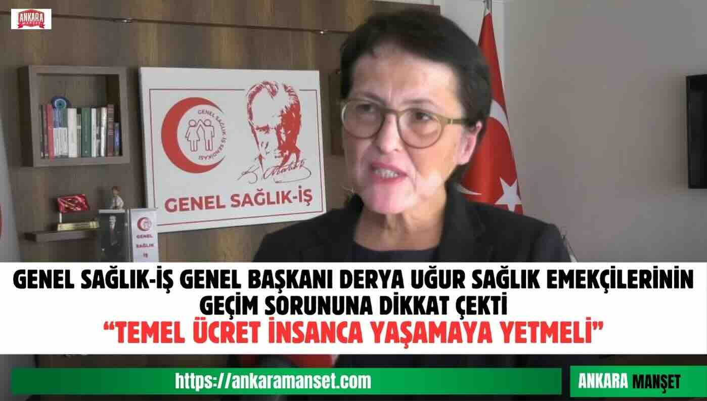 UĞUR: SAĞLIK ÇALIŞANININ MAAŞI AY BİTMEDEN ERİMEMELİ